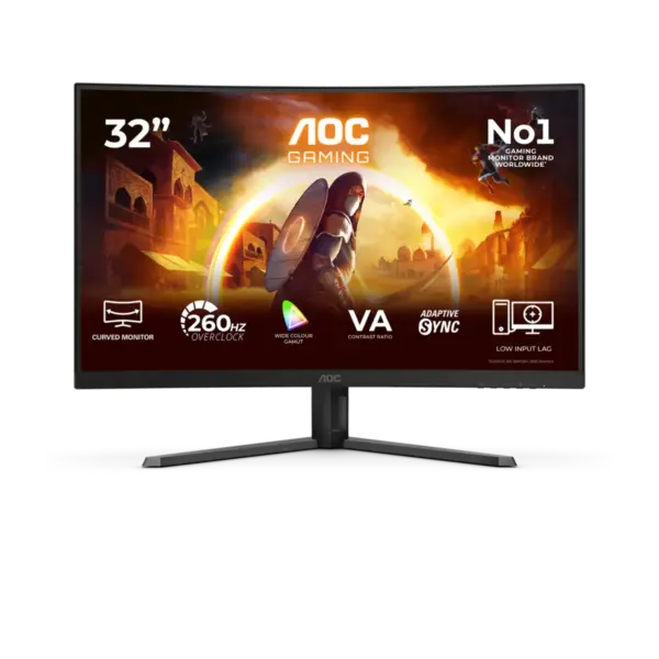 מסך גיימינג קעור 31 אינץ' דגם C32G42ZE מבית AOC