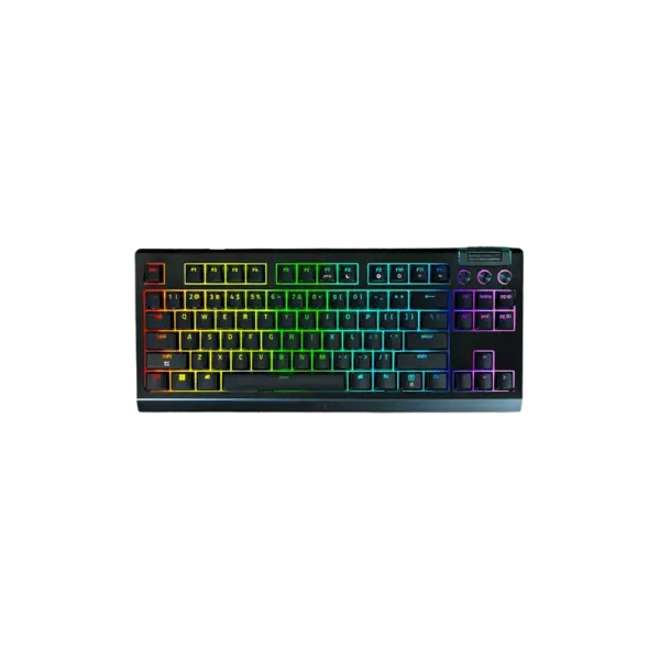 מקלדת גיימינג מכנית אלחוטית דגם BlackWidow V4 Tenkeyless HyperSpeed מבית Razer