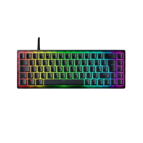 מקלדת גיימינג מכנית דגם Huntsman V3 HE Magnetic Mini 65% 8KHz מבית Razer