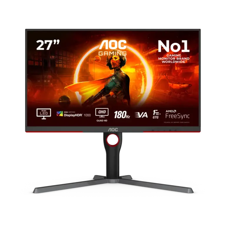 מסך גיימינג 27 אינץ' דגם Q27G3XMN/BK מבית AOC