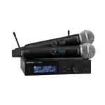 מערכת מיקרופונים אלחוטית כפולה דגם SLXD24D+/58 מבית Shure