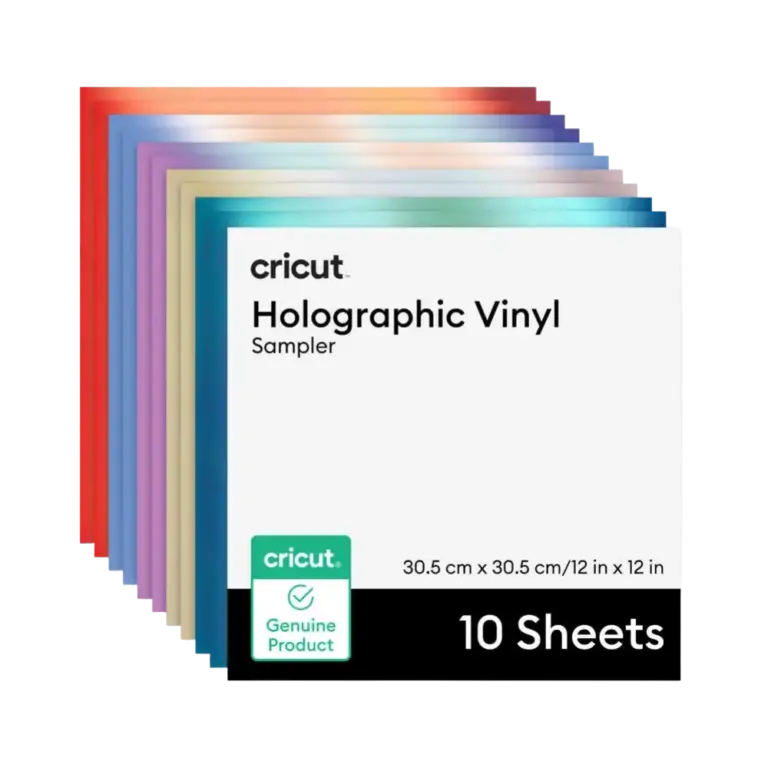 מארז דפי ויניל הולוגרפי קבוע Holographic Vinyl Mythical Sampler (10 יחידות) מבית Cricut
