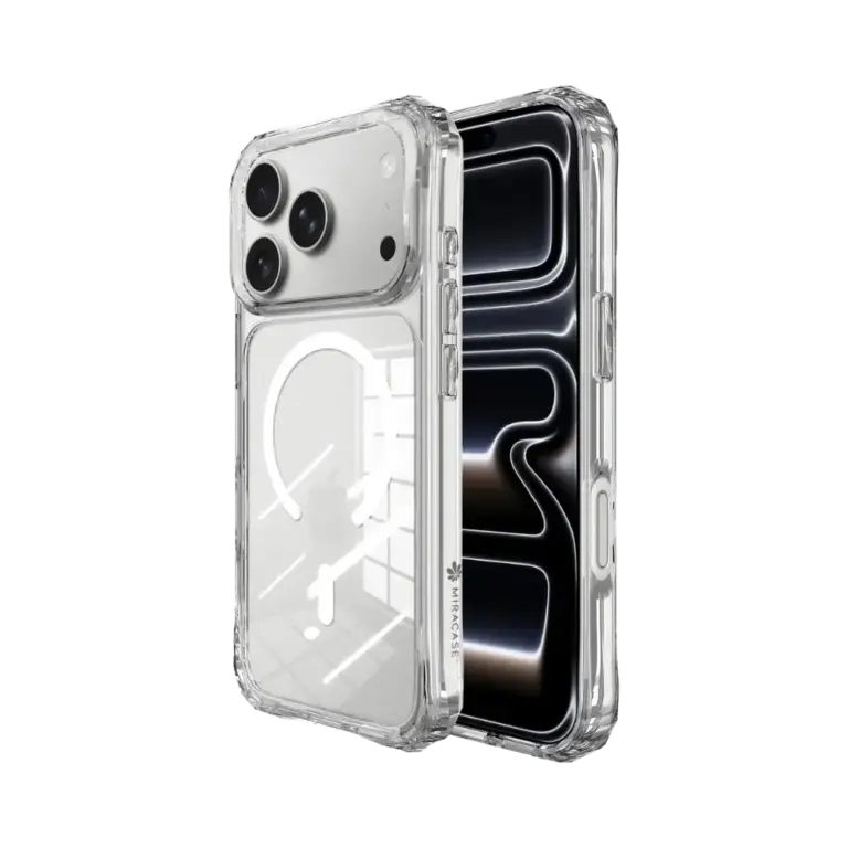 כיסוי ל-iPhone 17 Pro בצבע שקוף דגם MIRAPUREX MAGSAFE מבית Miracase