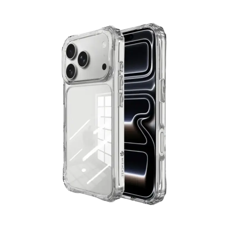 כיסוי ל-iPhone 17 Pro בצבע שקוף דגם MIRAPUREX מבית Miracase