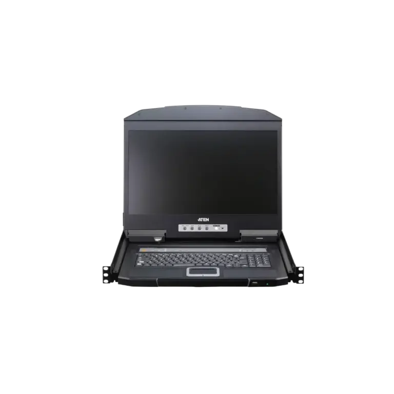 מתג KVM over IP ומגירת קונסולה 8 פורטים HDMI דגם CL3708i מבית ATEN