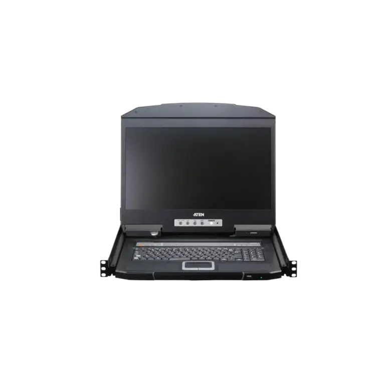 מתג KVM ומגירת קונסולה 8 פורטים דגם CL3708 מבית ATEN