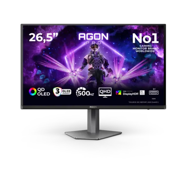 מסך גיימינג 27" QD-OLED דגם AG276QKD2 מבית AOC
