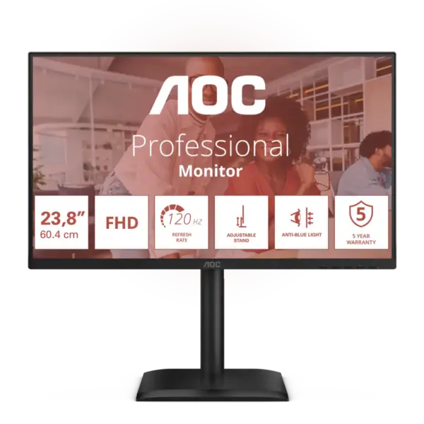 מסך מחשב 24 אינץ' דגם 24E4U מבית AOC