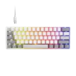 מקלדת גיימינג חוטית דגם CLIPPER PRO MINI 60 Hall Effect בצבע לבן מבית Corsair