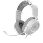 אוזניות גיימינג חוטיות דגם HS35 v3 בצבע לבן מבית Corsair