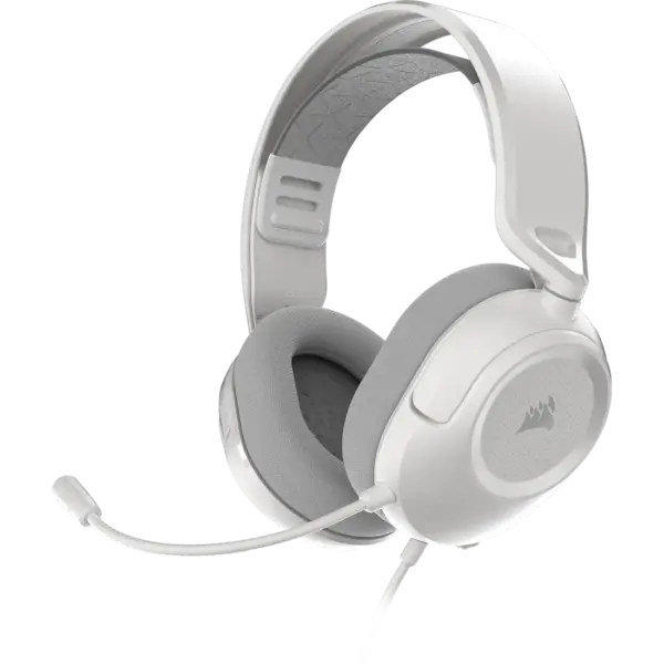 אוזניות גיימינג חוטיות דגם HS35 v3 בצבע לבן מבית Corsair