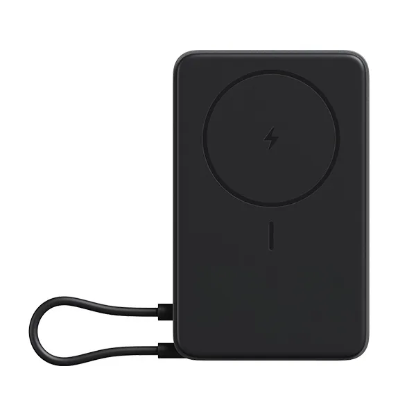 סוללת גיבוי 10000mAh עם סטנד דגם Xiaomi Magnetic Power Bank 10000 with Built-in Stand בצבע אפור