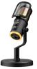 אונית גיימינג RGB, קאפ מלא, אלמנט 50ממ, מיקרופון מובנה, שליטה על ווליום, חיבור USB