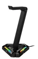 GX-UH100 Headphone LED Stand with USB Hub