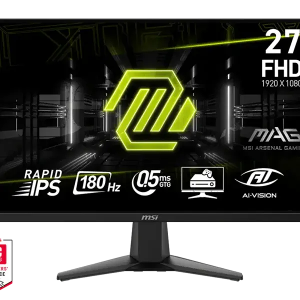 מסך גיימינג MSI MAG 275F ‏27" Full HD Rapid IPS ‏180Hz