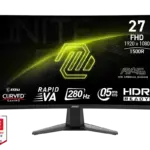 מסך גיימינג MSI MAG 276CXF ‏27" Full HD Rapid VA ‏280Hz