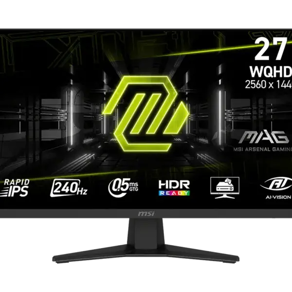מסך גיימינג MSI MAG 274QF X24 ‏27" QHD Rapid IPS ‏240HZ