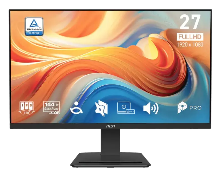 מסך מחשב MSI PRO MP273 E14A ‏27" Full HD IPS ‏144Hz