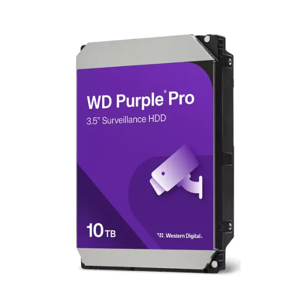 כונן קשיח פנימי WD Purple Pro בנפח 10TB מבית Western Digital דגם WD102PURP