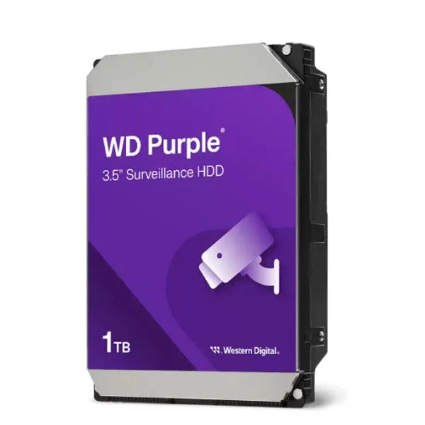 כונן קשיח פנימי "WD Purple Desktop 3.5 בנפח 1TB מבית Western Digital דגם WD11PURZ
