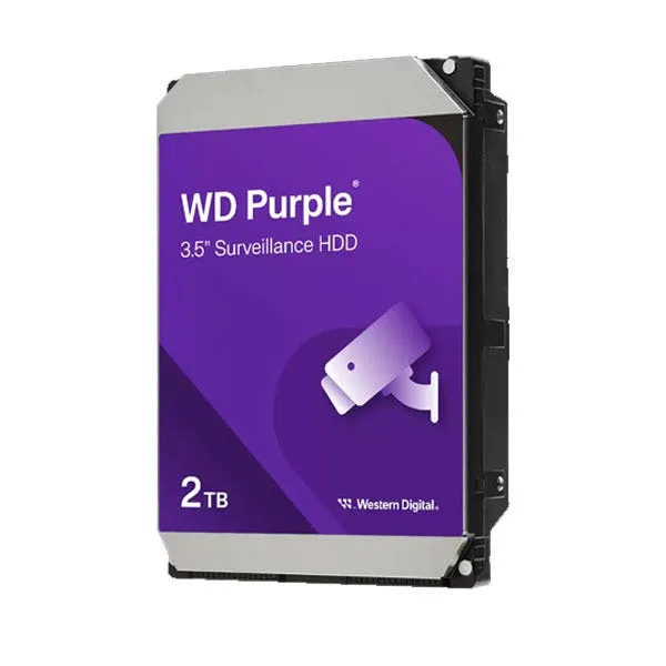 כונן קשיח פנימי "WD Purple Desktop 3.5 בנפח 2TB מבית Western Digital דגם WD23PURZ