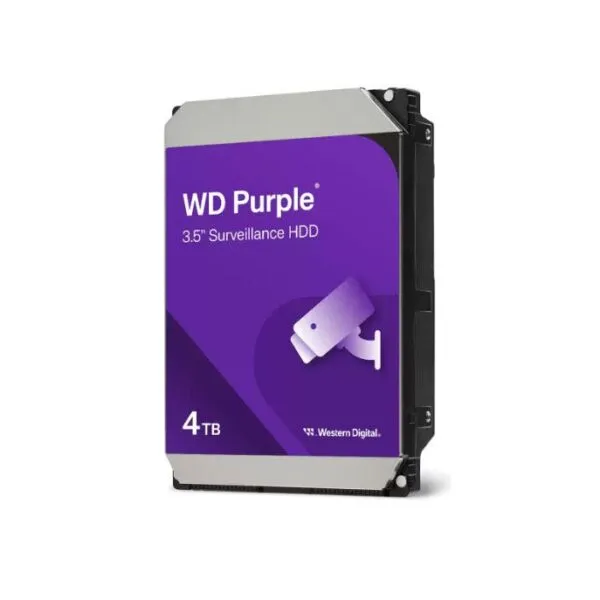 כונן קשיח פנימי WD Purple Surveillance בנפח 4TB מבית Western Digital דגם WD44PURZ