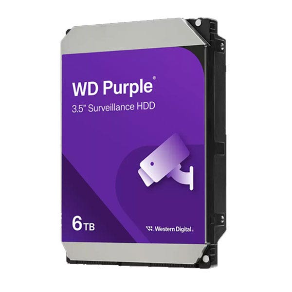 כונן קשיח פנימי "WD Purple Desktop 3.5 בנפח 6TB מבית Western Digital דגם WD64PURZ כונן קשיח פנימי "WD Purple Desktop 3.5 בנפח 6TB מבית Western Digital דגם WD64PURZ