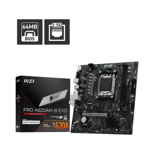 לוח אם MSI PRO A620AM-B EVO