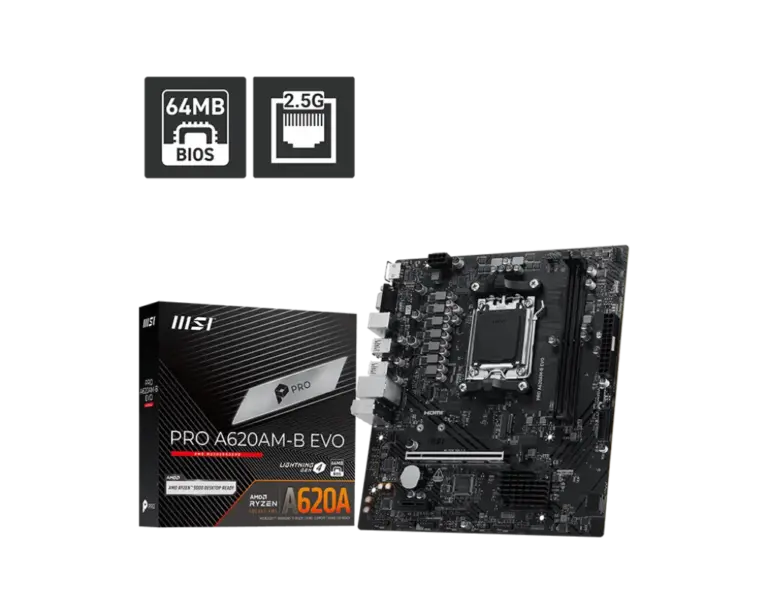 לוח אם MSI PRO A620AM-B EVO