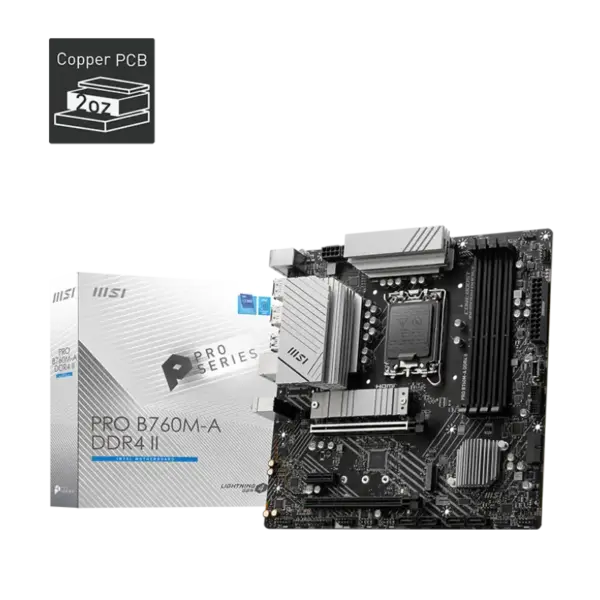 לוח אם MSI PRO B760M-A DDR4 II