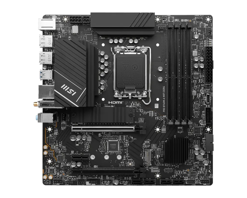 לוח אם MSI PRO B760M-A WIFI DDR4