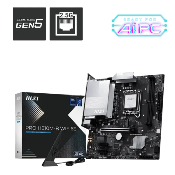 לוח אם MSI PRO H810M-B WIFI6E