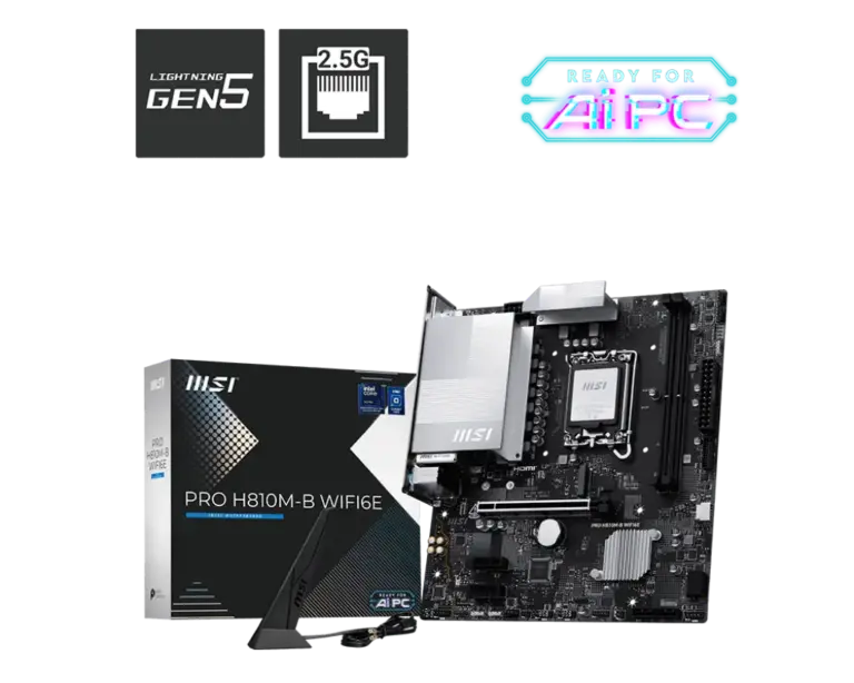 לוח אם MSI PRO H810M-B WIFI6E