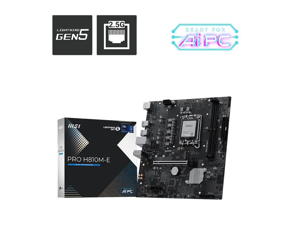 לוח אם MSI PRO H810M-E