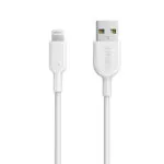 כבל 1 מטר לאייפון Anker Powerline II MFI TYPE-A to Lightning בצבע לבן