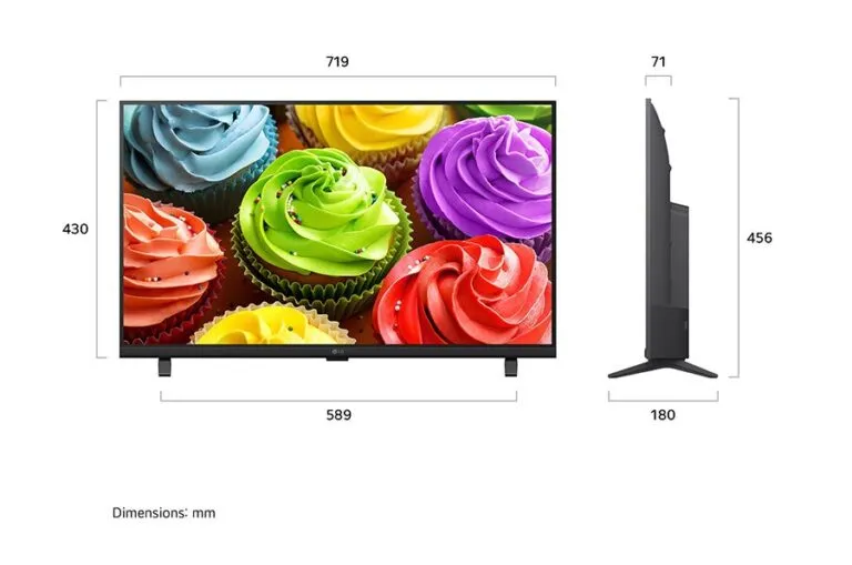 טלוויזיה "32 חכמה LG LED AI ברזולוציית HD דגם: 32LB650B6LA - תמונה נוספת