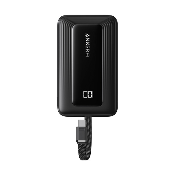 סוללת גיבוי ניידת קומפקטית Anker Zolo Power Bank 30W 10000mAh בצבע שחור