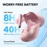 אוזניות soundcore Liberty 4 NC TWS בצבע ורוד - תמונה נוספת