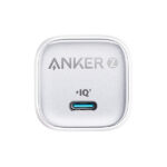 מטען קיר GaN 30W דגם Anker Zolo Charger 30W בצבע לבן