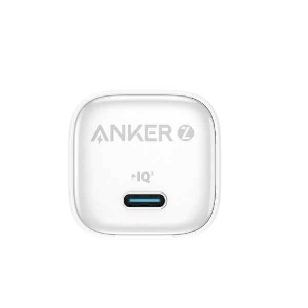 מטען קיר Anker Zolo Charger GaN 20W בצבע לבן