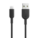 כבל 1 מטר לאייפון Anker Powerline II MFI TYPE-A to Lightning בצבע שחור