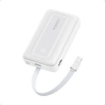 סוללת גיבוי ניידת קומפקטית Anker Zolo Power Bank 30W 10000mAh בצבע לבן
