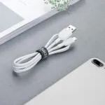 כבל 1 מטר לאייפון Anker Powerline II MFI TYPE-A to Lightning בצבע לבן - תמונה נוספת