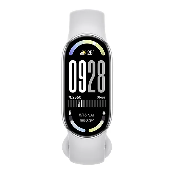 צמיד כושר חכם דור 10 דגם Xiaomi Smart Band 10 בצבע כסוף - תמונה נוספת