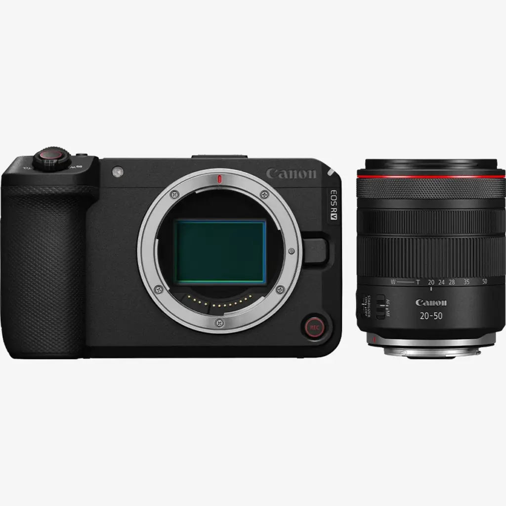 מצלמת מירורלס Canon EOS R6 V + עדשת RF 20-50mm F4 L IS USM PZ