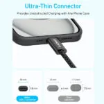כבל Anker USB C-C 240W Upcycled-Braided 240W - תמונה נוספת