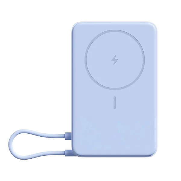 סוללת גיבוי 10000mAh עם סטנד דגם Xiaomi Magnetic Power Bank 10000 with Built-in Stand בצבע כחול