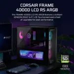 מארז מחשב דגם 2800X RS-R ARGB Micro-ATX בצבע שחור מבית CORSAIR