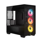 מארז מחשב דגם 2800X RS-R ARGB Micro-ATX בצבע שחור מבית CORSAIR