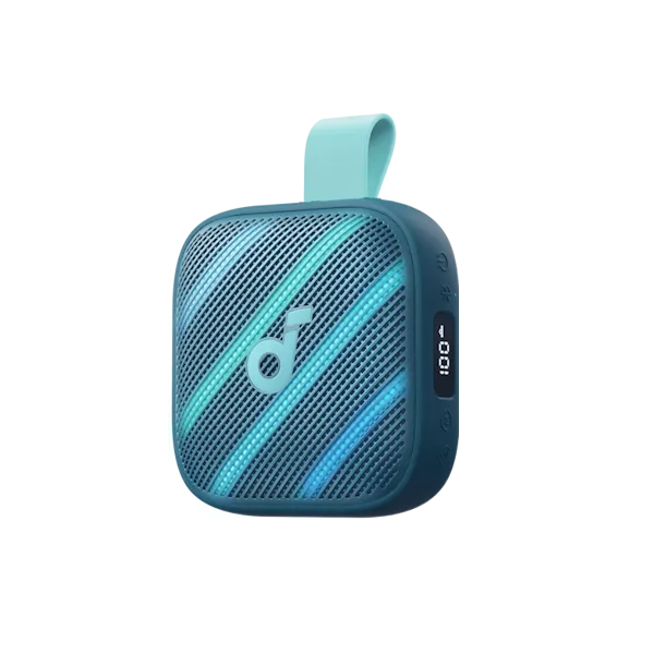 רמקול קומפקטי עם בס עוצמתי soundcore Boom Go 3i בצבע כחול